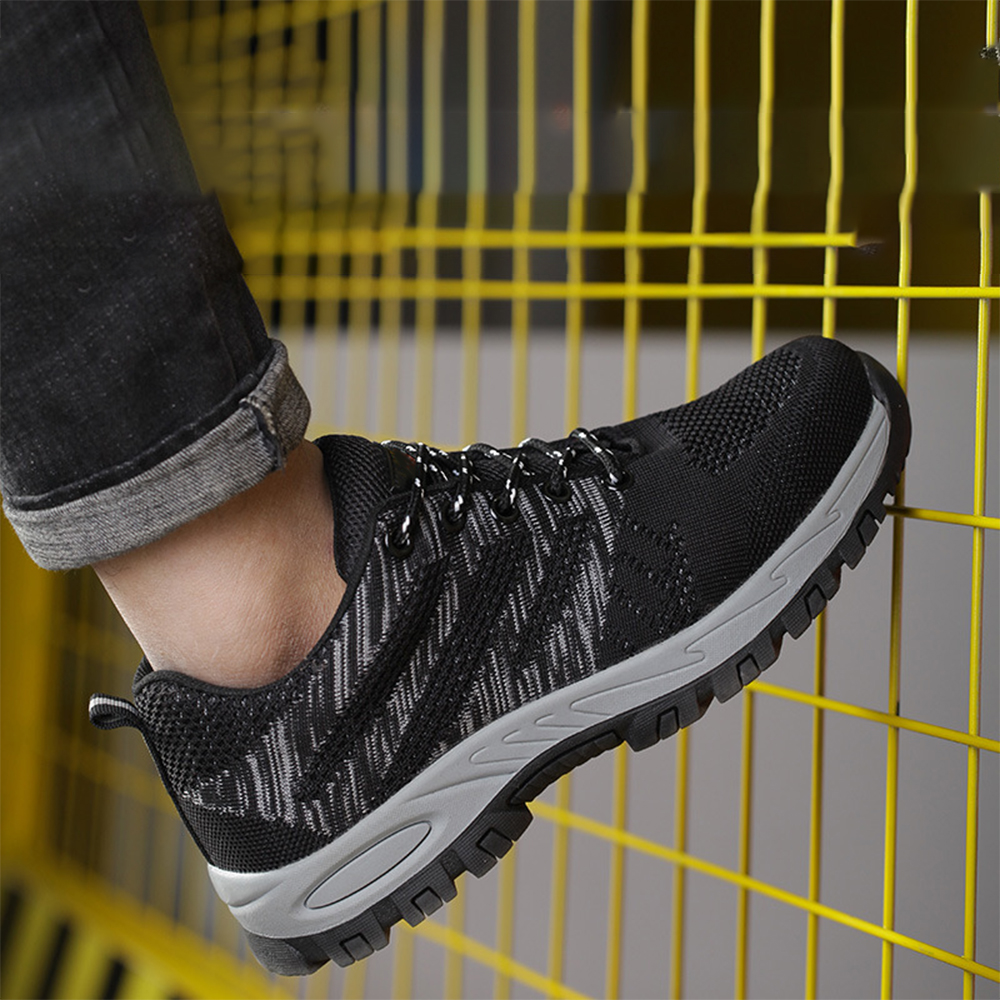 Prevenire la foratura Scarpe antinfortunistiche con punta in acciaio Calzature da lavoro industriali Scarpe antinfortunistiche di marca in pelle Sport da lavoro